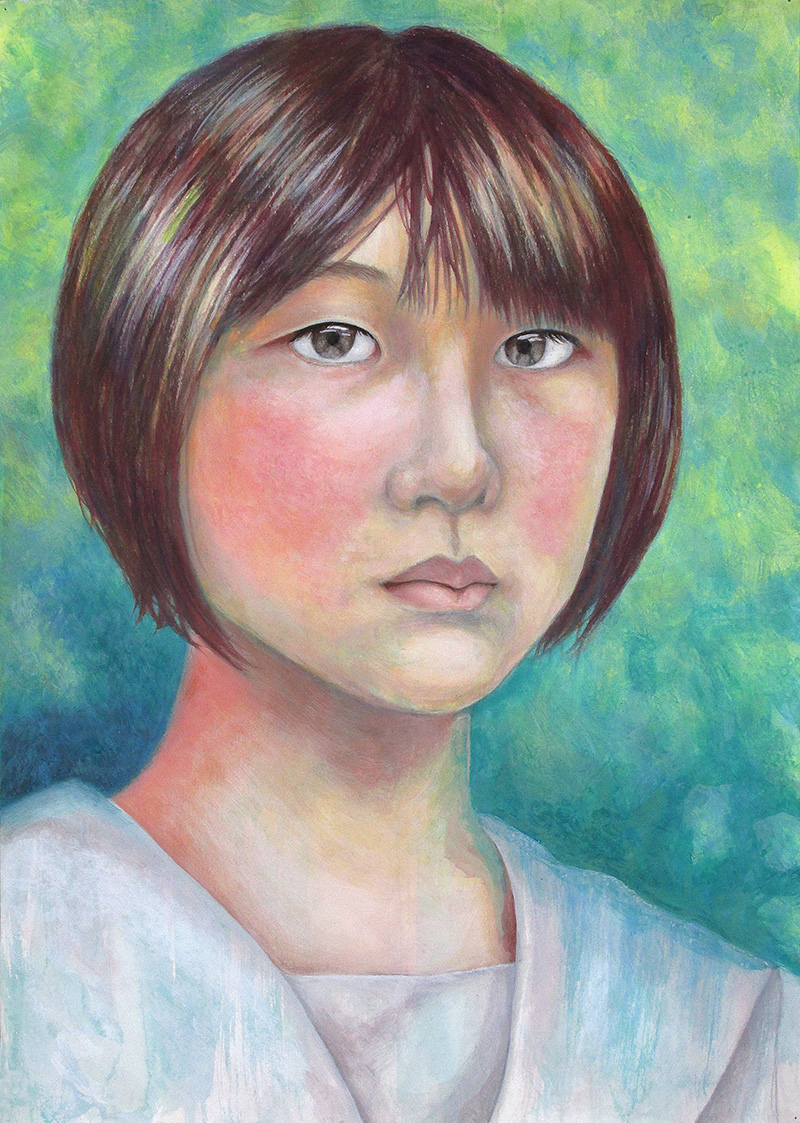 挾間中学校、Kさん 【芸術緑丘高校合格作品】