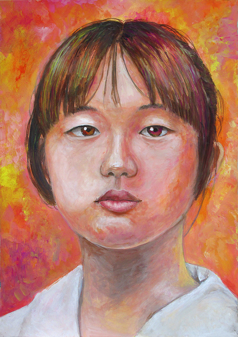 臼杵西中学校、Wさん 【芸術緑丘高校合格作品】